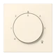 Centre plate for thermostat, blanc ivoire (4320B)