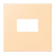 Centre plate for USB charger, ocre (32060)