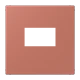 Centre plate for USB charger, terre sienne brique (32121)