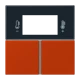 Tasterset 3-voudig, F40 Ruimtecontroller, rouge vermillon 59 (4320A)