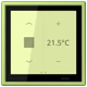 Controlador de zona KNX LS TOUCH com aro LS 990, Seguro, vert clair (32052)