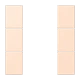 Tasterset 3-voudig, F50, rose pâle (32091)
