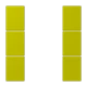 Tasterset 3-voudig, F50, vert olive vif (4320F)