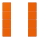 Tasterset 4-voudig, F50, orange (32080)