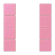 Tasterset 4-voudig, F50, rose vif (4320C)