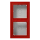 Surface cap 2-gang, rouge vermillon 31 (32090)