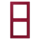 Frame 2-gang, rouge carmin (32100)