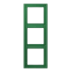 Frame 3-gang, vert foncé (32050)