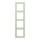 Cadre de finition 4 postes, vert anglais pâle (32042)