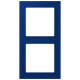 Frame 2-gang, bleu outremer foncé (4320T)