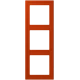 Frame 3-gang, rouge vermillon 59 (4320A)