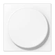 Centre plate for wireless charging, thermoplastic lacquered, LS range, matt snow white