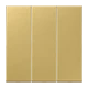 Rocker 3-gang, classic brass