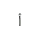 Screw, 10 x slot 5 mm, galvanised, for potential equalisation socket