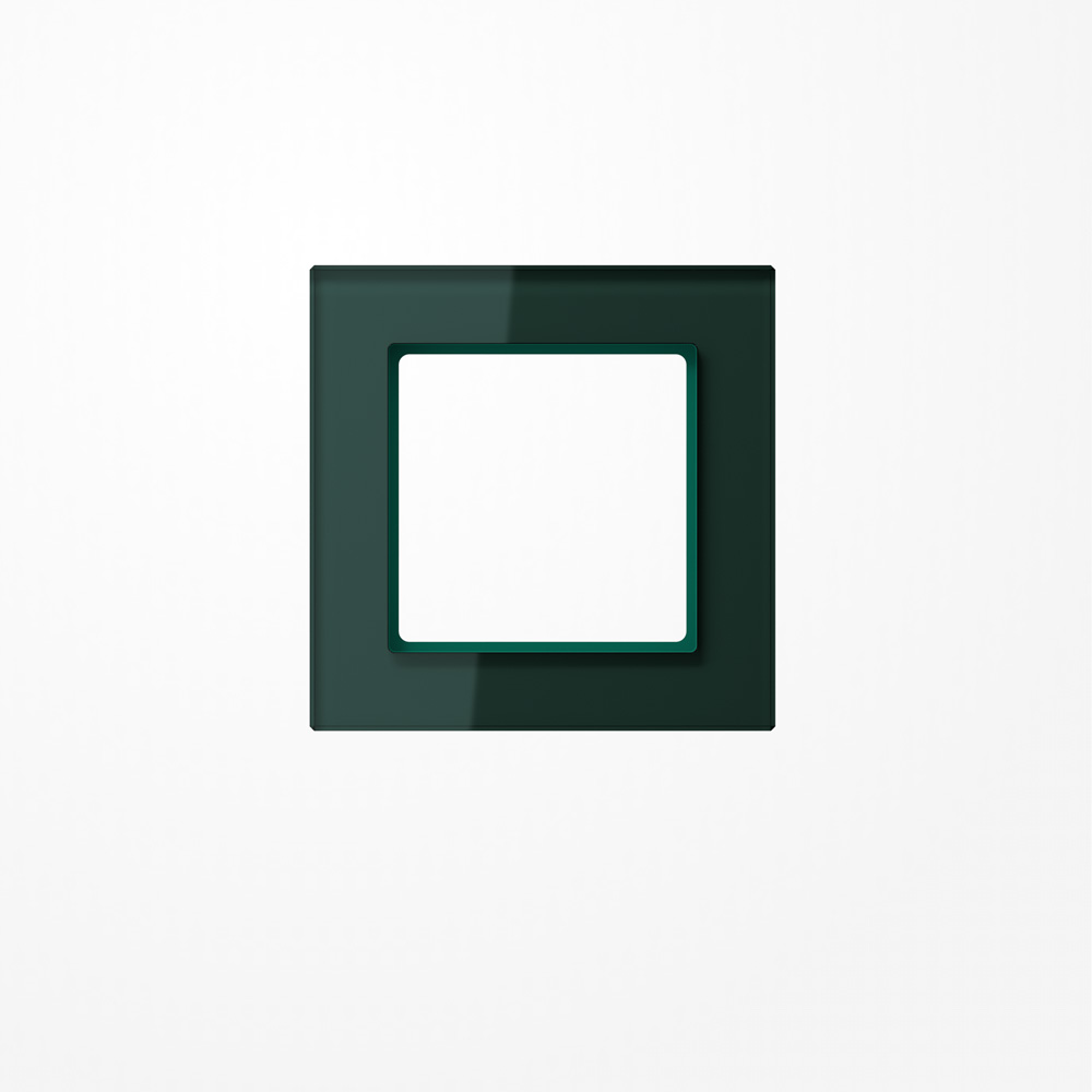Glasrahmen 1fach, smaragdgrün