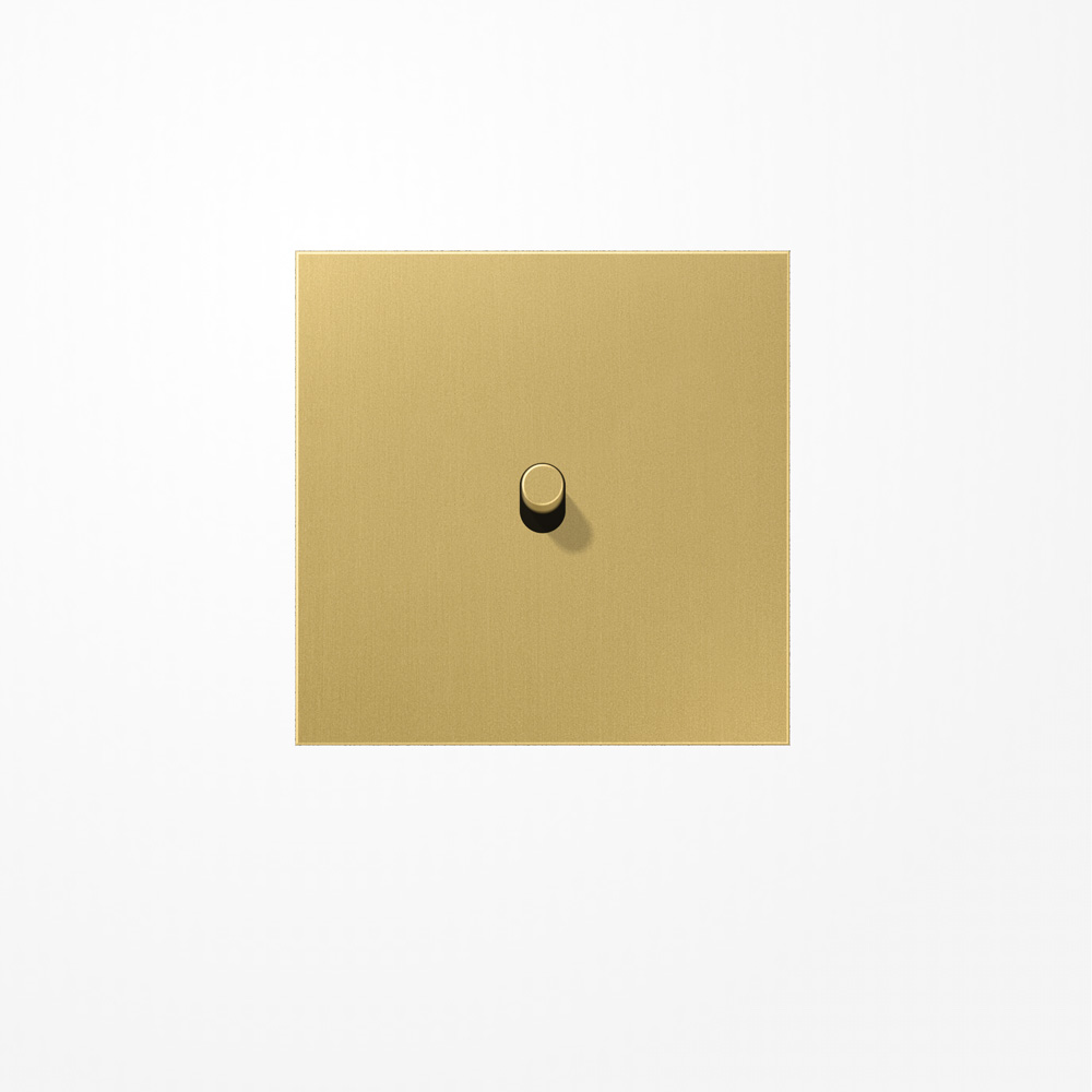 Centre plate with toggle lever